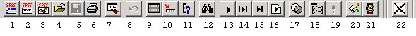 Customized SPSS toolbar, icons
