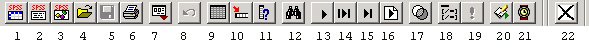Моя панель инструментов SPSS, иконки